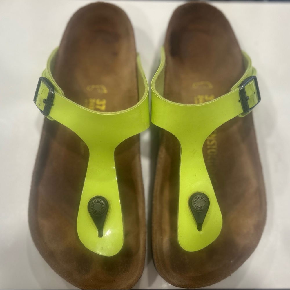 Birkenstock Neon Green/ Lime Women's Sandals